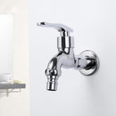 FRAP F522 High Quality Kitchen Desk Mounted Silver Double Handles Sink Faucet