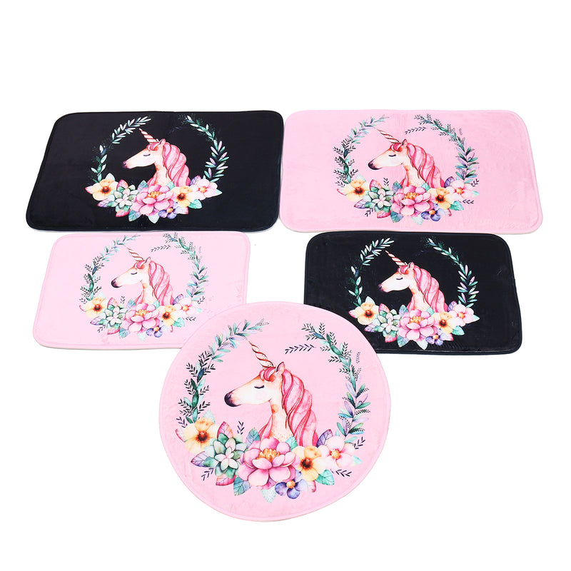 Unicorn Carpet Area Rug Floor Mat Children Bedroom Living Dining Room Bath Decor Carpet