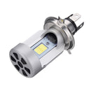 Motorcycle H4 6000K 20W IP67 Waterproof Hi/Low Beam LED Headlights Front Light Bulb Lamp
