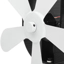 Circulation Thermal Power Fan 5-Blade Heat Powered Stove Fan for Wood/Log Burner/Fireplace Eco Friendly
