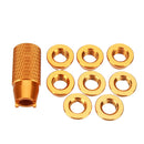 8 PCS Radio Transmitter Switch Fixed Nut & Installation Spanner for JR Futaba T8FG T14SG T18SZ T16SZ