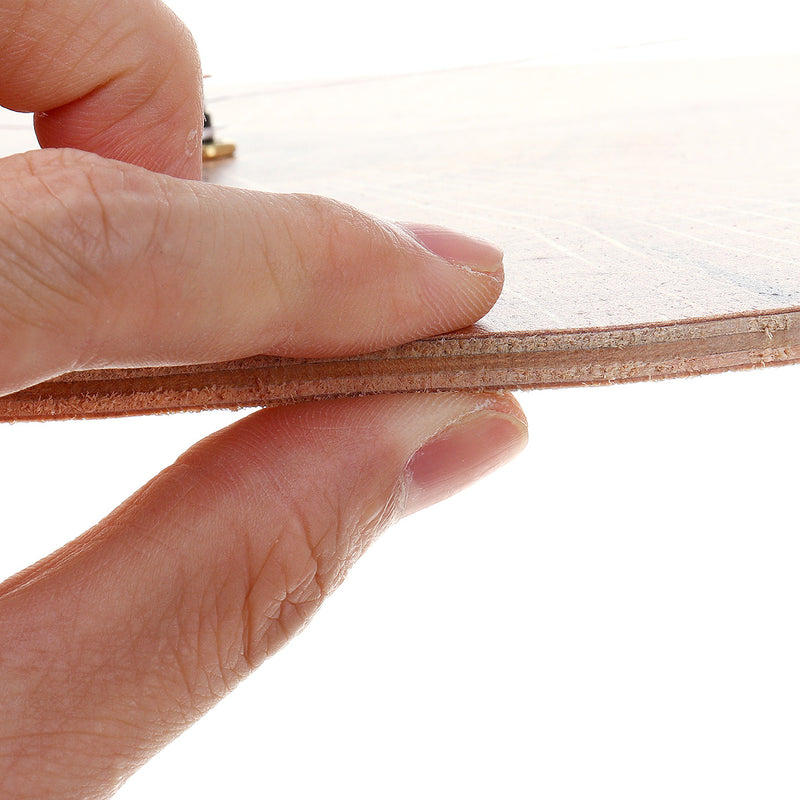 28cm 11'' Retro Round Wooden Wall Clock DIY Room Home Office Bar Decoration