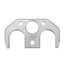 Aluminum Alloy V6 Fisheye Effector + M4 Fixed Plate For Dual Nozzle Extruder 3D Printer Part