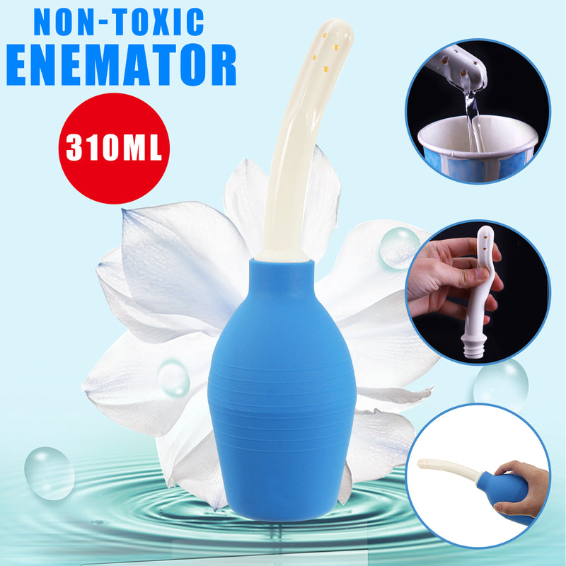 310ml Anal Vaginal Bulb Douche Colonic Irrigation Rubber Enema Rectal Syringe Cleaner