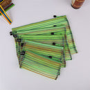 Mesh Zipper Pouch Set Rainbow Striped in 5 sizes B4/A4/B5/A5/B6 Travel Bags for Travel Bags Office Supplies Pencil Case
