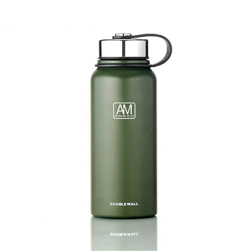 1500ml Outdoor Portable Vacuum Insulated Water Bottle Double Walled Stainless Steel Drinking Cup Sports Travel