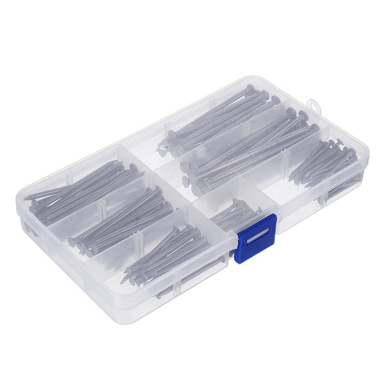 150pcs Hardware Nail Assortment Kit Repair Tool Woodworking Cement Wall Iron Metal Nails 3/4/5/6/7/8cm