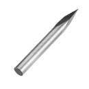 Drillpro 5pcs 6mm Shank 0.1mm Tip 30 Degree Tungsten Steel Engraving Bit CNC Tool