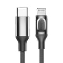 ROCK A1 3A Type C to MFI Certificated Lightning PD Fast Charging Data Cable For iPhone 8 Plus X XS Max iPad Air iPod
