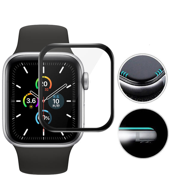 Enkay 3D Curved 9H Anti-explosion Full Coverage Tempered Glass Watch Screen Protector for Apple Watch Series 5 44mm / Apple Watch Series 4 44mm
