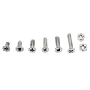 Suleve M4SP2 M4 Stainless Steel Phillips Flat Head Screws Bolts Nuts Assortment Kit 250Pcs