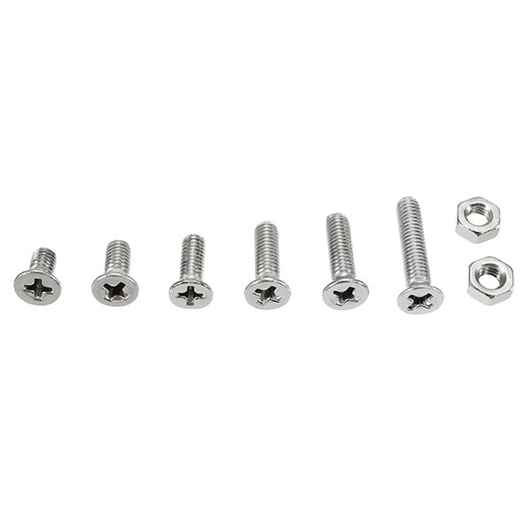 Suleve M4SP2 M4 Stainless Steel Phillips Flat Head Screws Bolts Nuts Assortment Kit 250Pcs