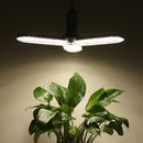 AC110-265V E27 40W 2835 Three-Leaf LED Grow Light Full Spectrum Hydroponic Lamp with Hanging Holder for Plant