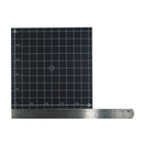 220*220mm Black Square Scrub Surface Hot Bed Platform Sticker Sheet With 1:1 Coordinate