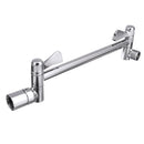 11" Solid Brass Height & Angle Adjustable Extension Shower Wall Arm Bathroom
