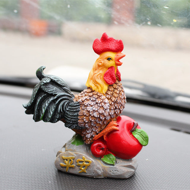 New Shelves Na Caishun Auspicious Chicken Resin Ornaments Creative Home Decoration Craft Study Gift