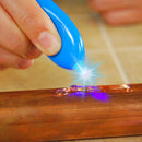 KCASA Lazer Bond 3 Second Rapid Repair UV Light Fix Liquid Sealer Extra Batteries Universal UV Glue