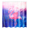 Starry Sky Printed Bathroom Polyester Shower Curtain Non Slip Toilet Cover Rugs Mat Set