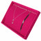 Velvet Necklace Curved Showcase Storage Holder Jewelry Display Tray
