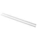 2Pcs 250mm Glass Stirring Mixing Rod Stirrer Mixer Sticks Rods Laboratory Experiment Glassware