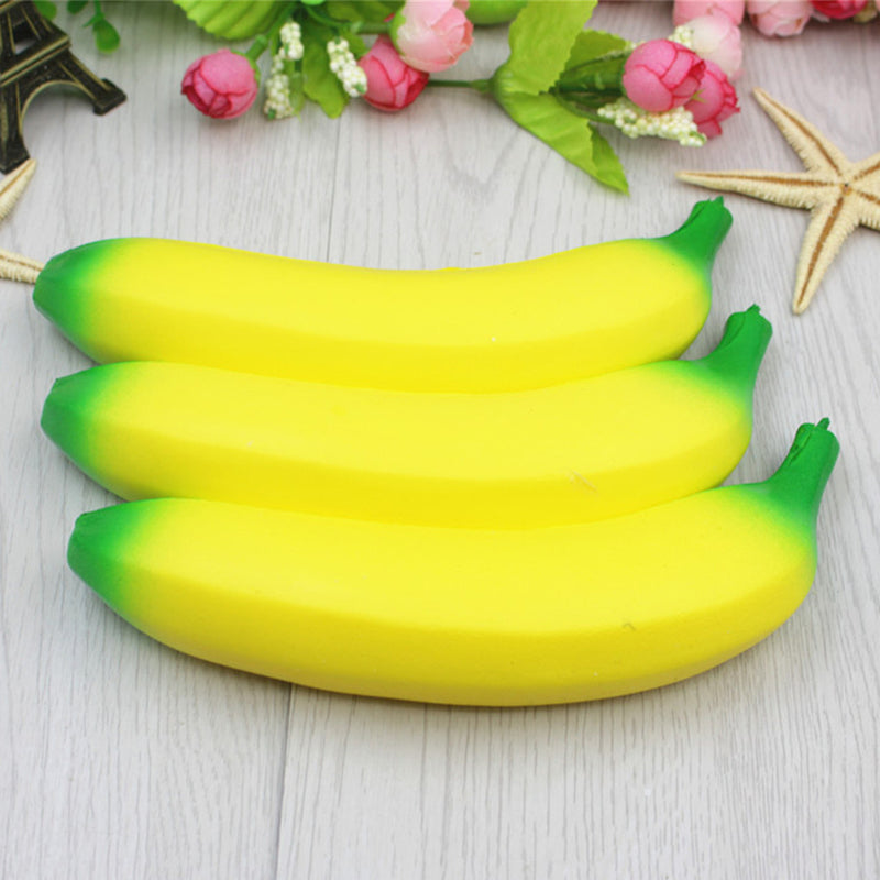Jumbo Squishy banana Super Slow Rising Scented Fruit Toy PU 19cm Mobile Phone Accessories