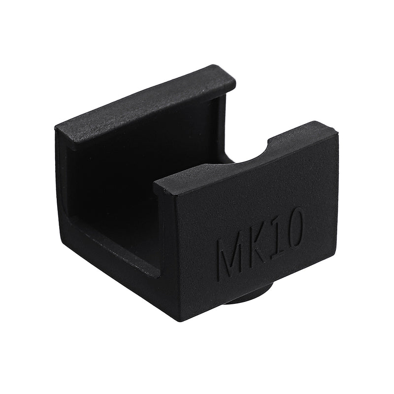 10Pcs Upgrated MK10 Black Silicone Protective Case for Aluminum Heating Block 3D Printer Part