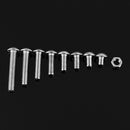 Suleve M5SH2 150Pcs M5 Stainless Steel 6-30mm Hex Socket Button Head Screw Allen Bolt Assortment Kit