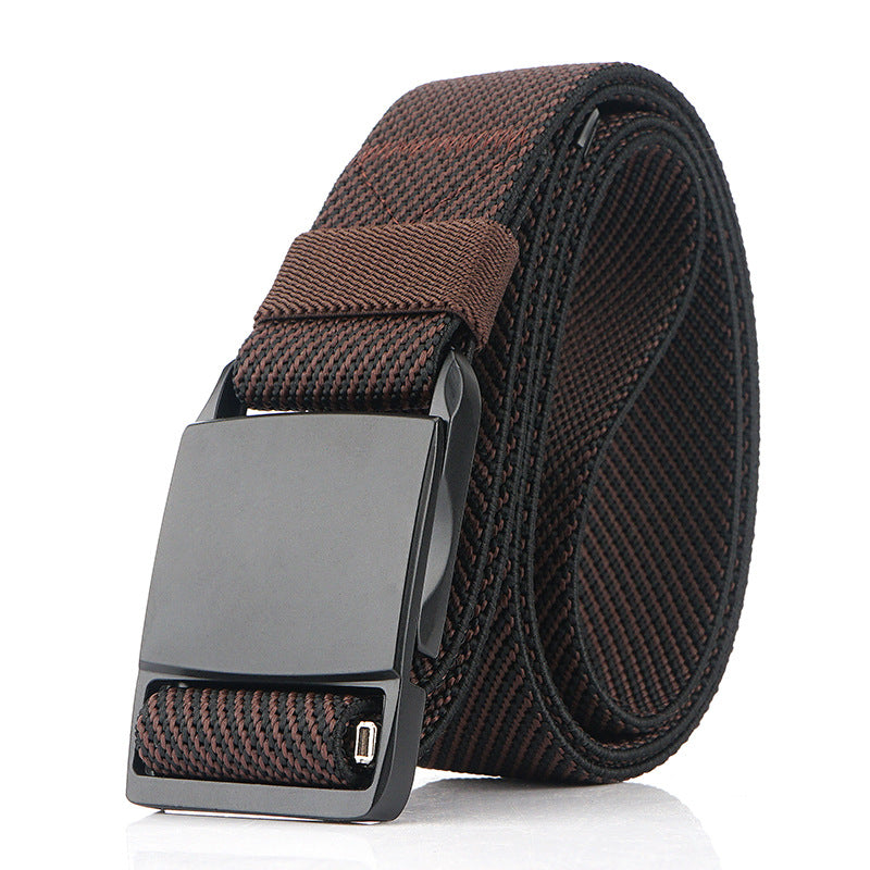 AWMN 125cm x 3.8cm Nylon Zinc Alloy Magnetic Buckle Quick Release Men Tactical Belt Casual Belts