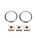 3 PCS Black Buttons Car Remote Key Fob with Battery For Audi A2 A3 A4 A6 A8 TT