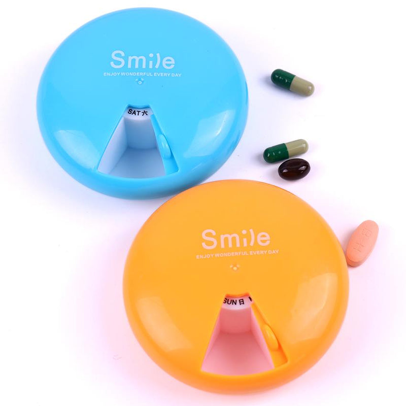7 Days Weekly Pill Box Travel Pill Case Dispenser Outdoor Mini Pill Box Health Products Jewelry Storage Box Pill Case