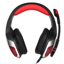 V4 3.5mm Wired Control Lighting Gaming Deep Bass Headphone Noise Cancelling Metal Headset With Mic