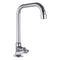 Stainless Steel Single Hole Faucet Kitchen Wash Basin Rotate Water Taps Mixer