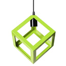 Modern E27 Metal Cube Ceiling Pendant Light Chandelier Fixtures Lamp Bar Hotel Restaurant