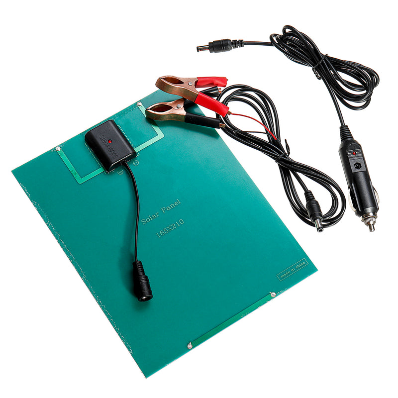 6.5W 12V 5V Solar Panel Solar Battery Charger For 12V Battery Mobile Phone