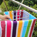 Multiple Shapes Laundry Rotating Drying Rack Sheets Cloth Hanger Stainless Steel