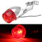 9 x2.5cm Classic Retro Bicycle Bike Rear LED Indicator Red Light Cable Holder Bracket ATV