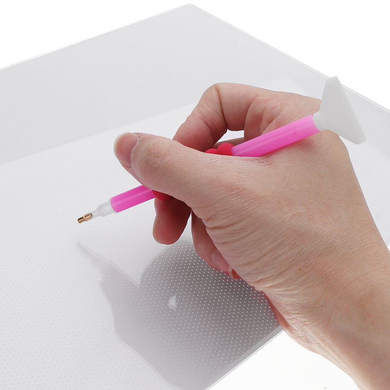 65PCS 5D Diamond Paintings Kit LED Copy Board DIY Tool