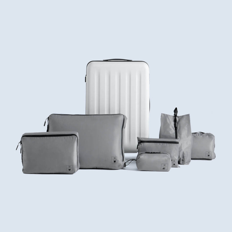 6Pcs/Set Waterproof Nylon Collecting Bags Buggy Bag Clothes Storage Shoes Makeup Toiletry Organizer w/ Built-in Pocket Bags Zipper from Xiaomi Youpin