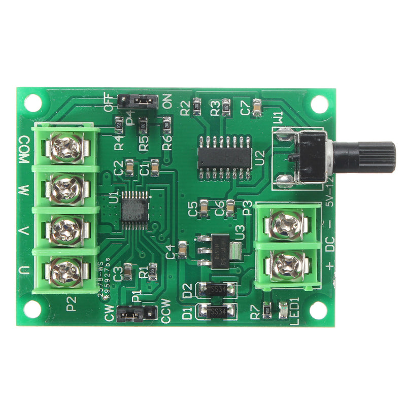 5Pcs 5V-12V DC Brushless Motor Driver Board Controller For Hard Drive Motor 3/4 Wire