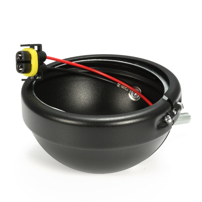 4.5 inch Led Fog Light Outer Cover Black Trim Bracket Housing For Harley Motorcycle
