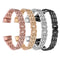 Bakeey Crystal Stainless Steel Replacement Watch Band Strap for Fitbit Charge 3 Smart Watch