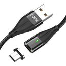TOPK 1M 2.4A Magnetic Cable Quick Charge 3.0 Fast Charging Micro USB Data Cable for Mobile Phone