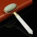 Facial Massage Roller Acupressure Acupoint Stick Natural Jade Anti Wrinkle Massager Beauty Tool