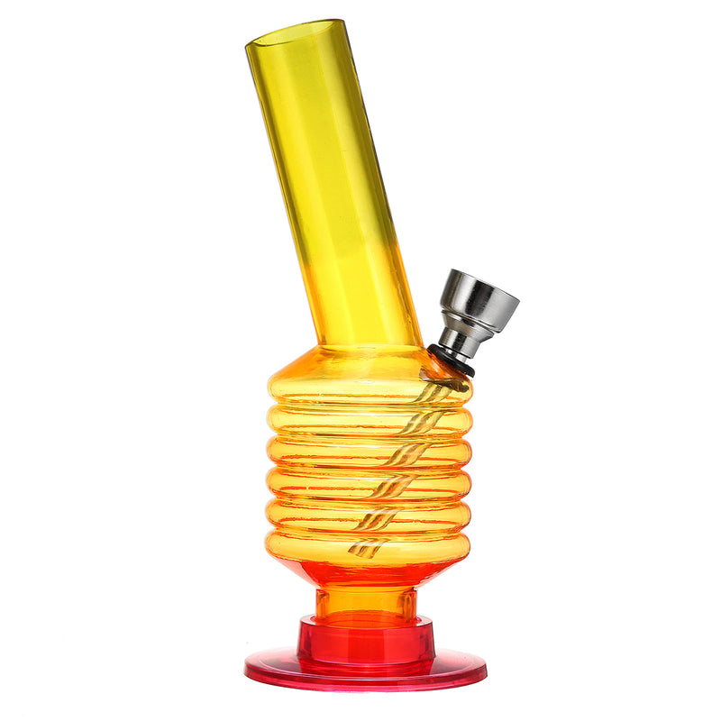 Acrylic Smoking Hoo kah Pipe Water Pipe Plastic Translucent 5.7inch Height