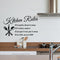 Miico DZ008 Decorative Sticker Wall Stickers Decor DIY Stickers Kitchen Decoration