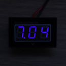 10pcs Blue DC3-30V LCD Display Digital Voltage Meter Waterproof Dustproof 0.4 Inch LED Digital Tube