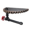 Retro Industrial Iron Pipe Bracket Toilet Paper Holder Roller Wood Gear Mounted Wall Shelf