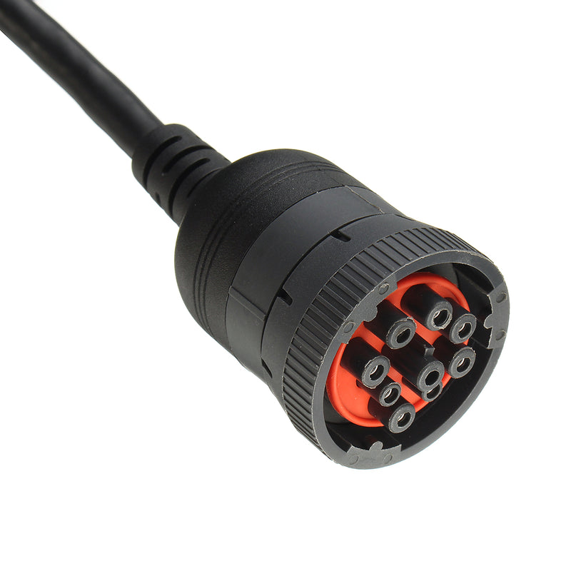 OBD2 Female 16 Pin to J1939 Deutsch 9 Pin Female Connector Truck Diagnostic Cable