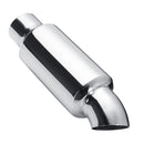 2 Inch Car Exhaust Muffler Resonator Stainless Steel Burnt Tip And Silencer