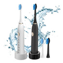Minleaf ML-301 Ultrasonic Electric Toothbrush 5 Mode with Timer Inductive Charging with 4 Replacement Brush Heads